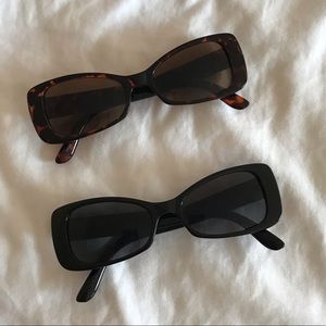 Free People Accessories - Rectangular black and tortoise shell sunglasses Free People Accessories - Rectangular black and tortoise shell sunglasses